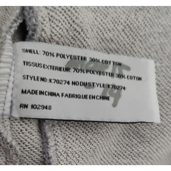 Tulle Anthropologie Gray Cropped Cardigan Jacket 3/4 Sleeve - Picture 8 of 9